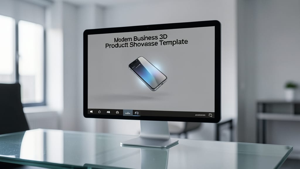 Modern Business 3D Product Showcase Template