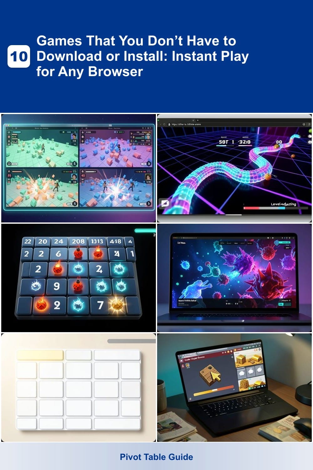 10 Games That You Don’t Have to Download or Install: Instant Play for Any Browser
