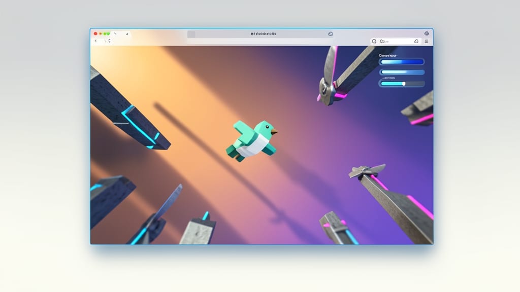 Flappy Bird Clone with Obstacles